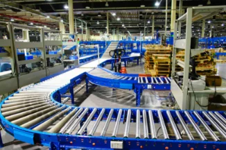 物流输送分拣A区